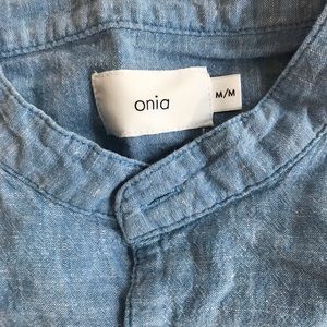 Onia cotton denim tunic size medium